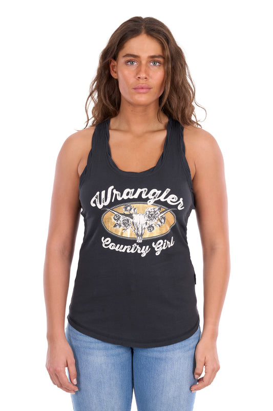 X6S2508648 Wrangler Women's Jasmine Tank Charcoal