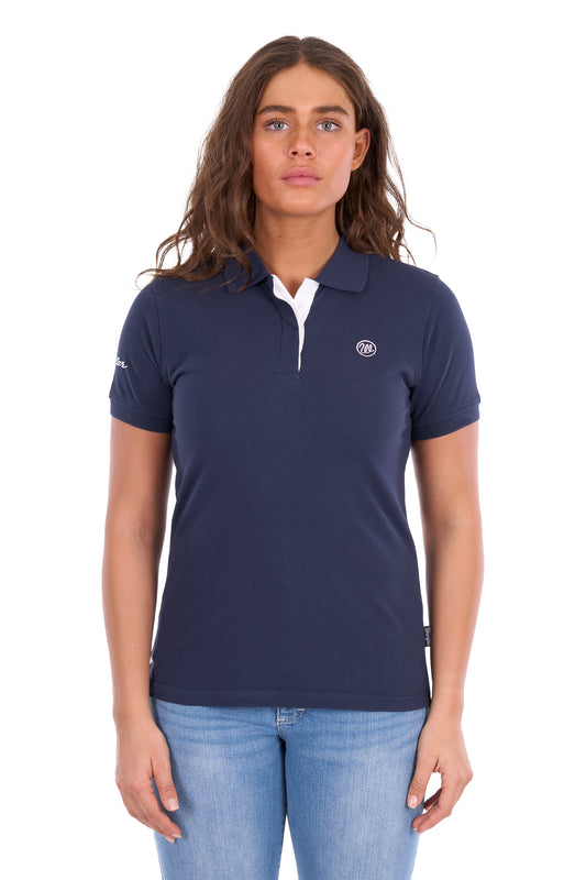 X6S2514624 Wrangler Women's Tessa SS Polo Navy