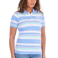X6S2514625 Wrangler Women's Sloan SS Polo Blue/Mint