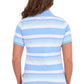 X6S2514625 Wrangler Women's Sloan SS Polo Blue/Mint