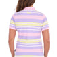 X6S2514626 Wrangler Women's Quinn SS Polo Lavender/Yellow