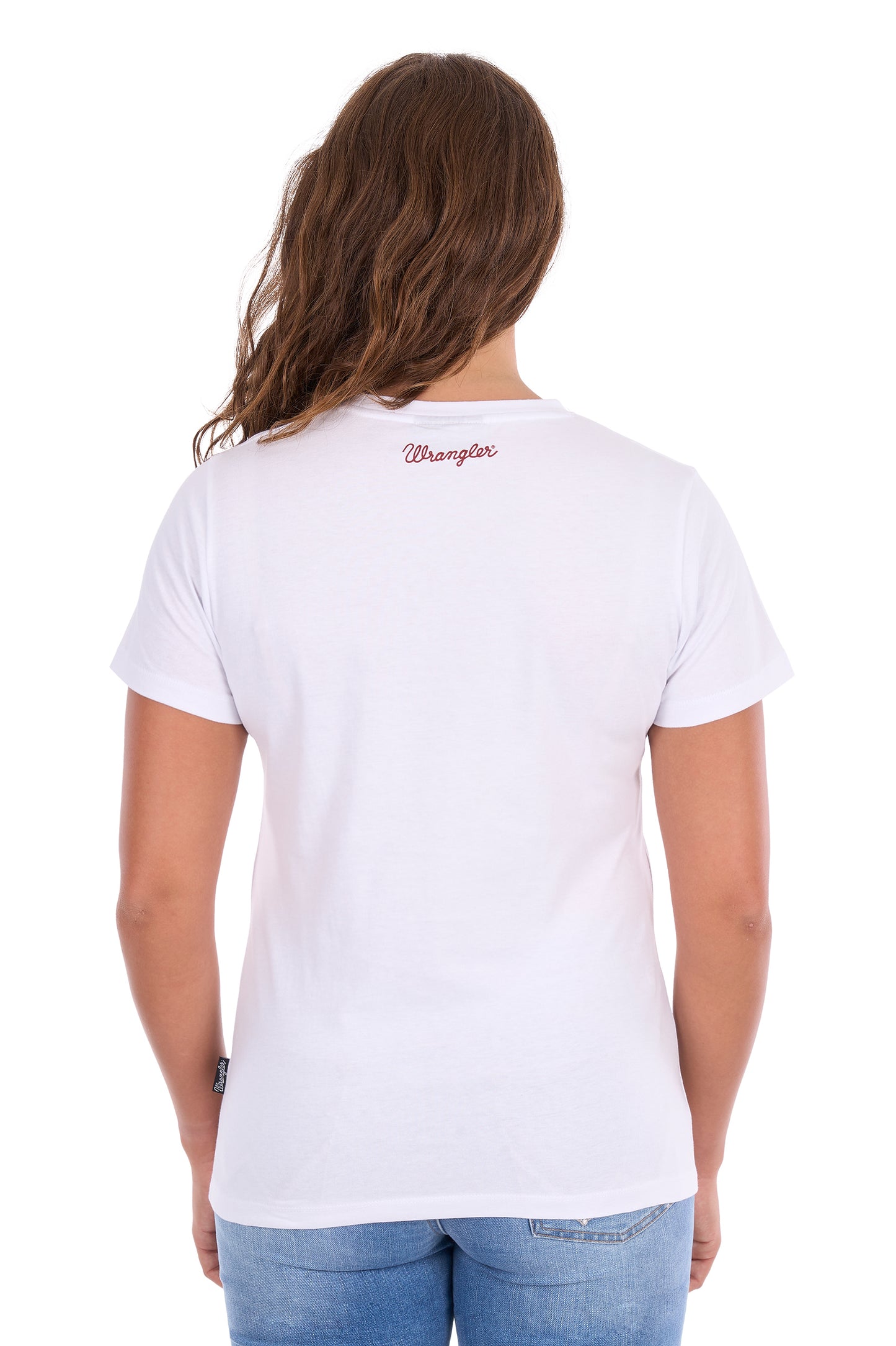 X6S2598635 Wrangler Women's Gwen SS Tee White