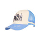 X6S2943CAP Wrangler Women's Josie HP Trucker Cap Cream/Light Blue