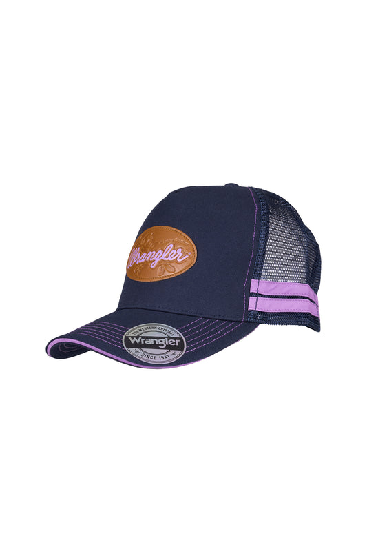 X6S2945CAP Wrangler Women's Mia HP Trucker Cap Navy