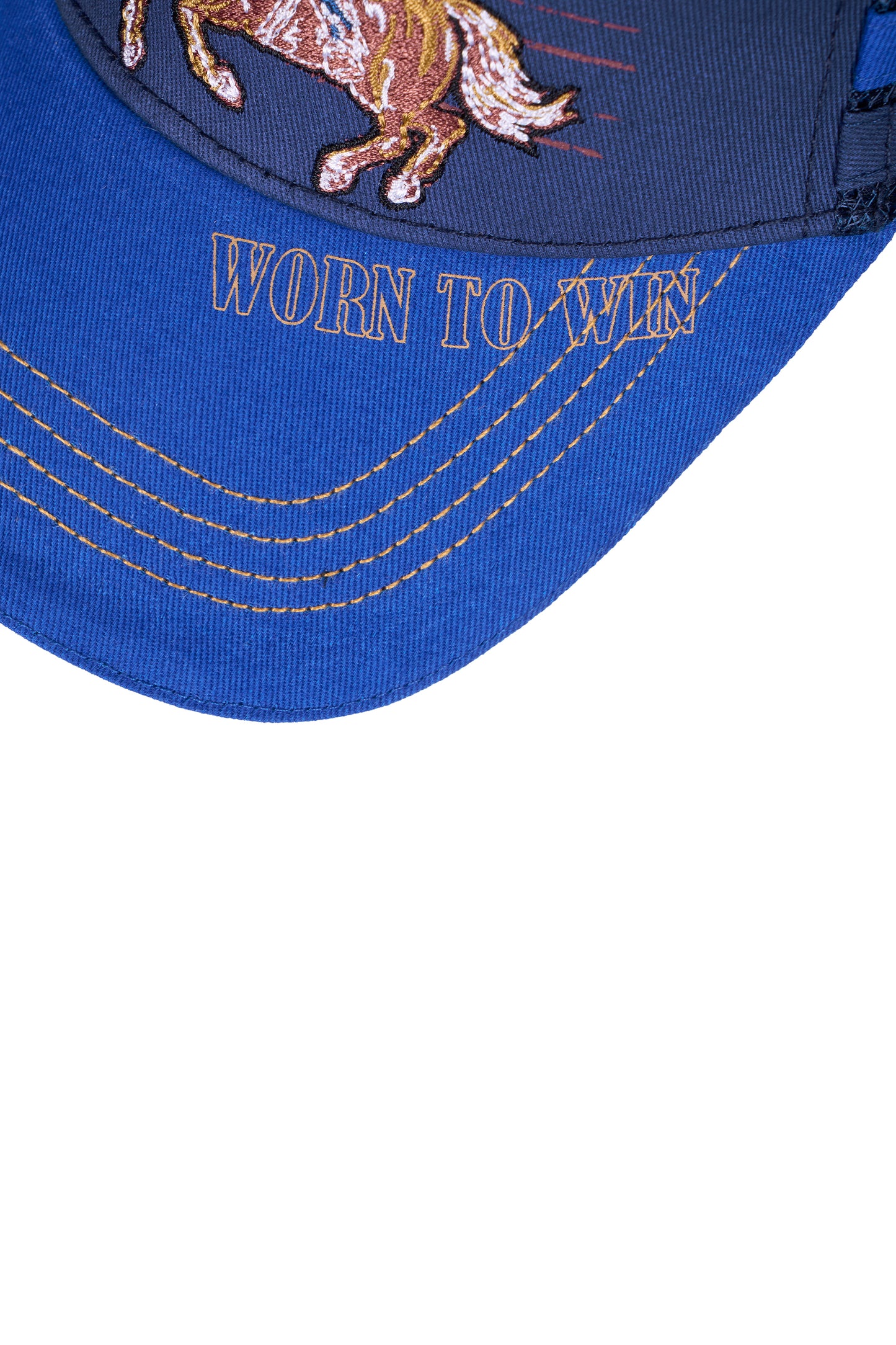 X6S3946CAP Wrangler Boy's Abe Trucker Cap Navy/Blue