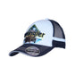 X6S3947CAP Wrangler Boy's Bruno Trucker Cap LT Blue/Navy