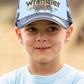 X6S3947CAP Wrangler Boy's Bruno Trucker Cap LT Blue/Navy
