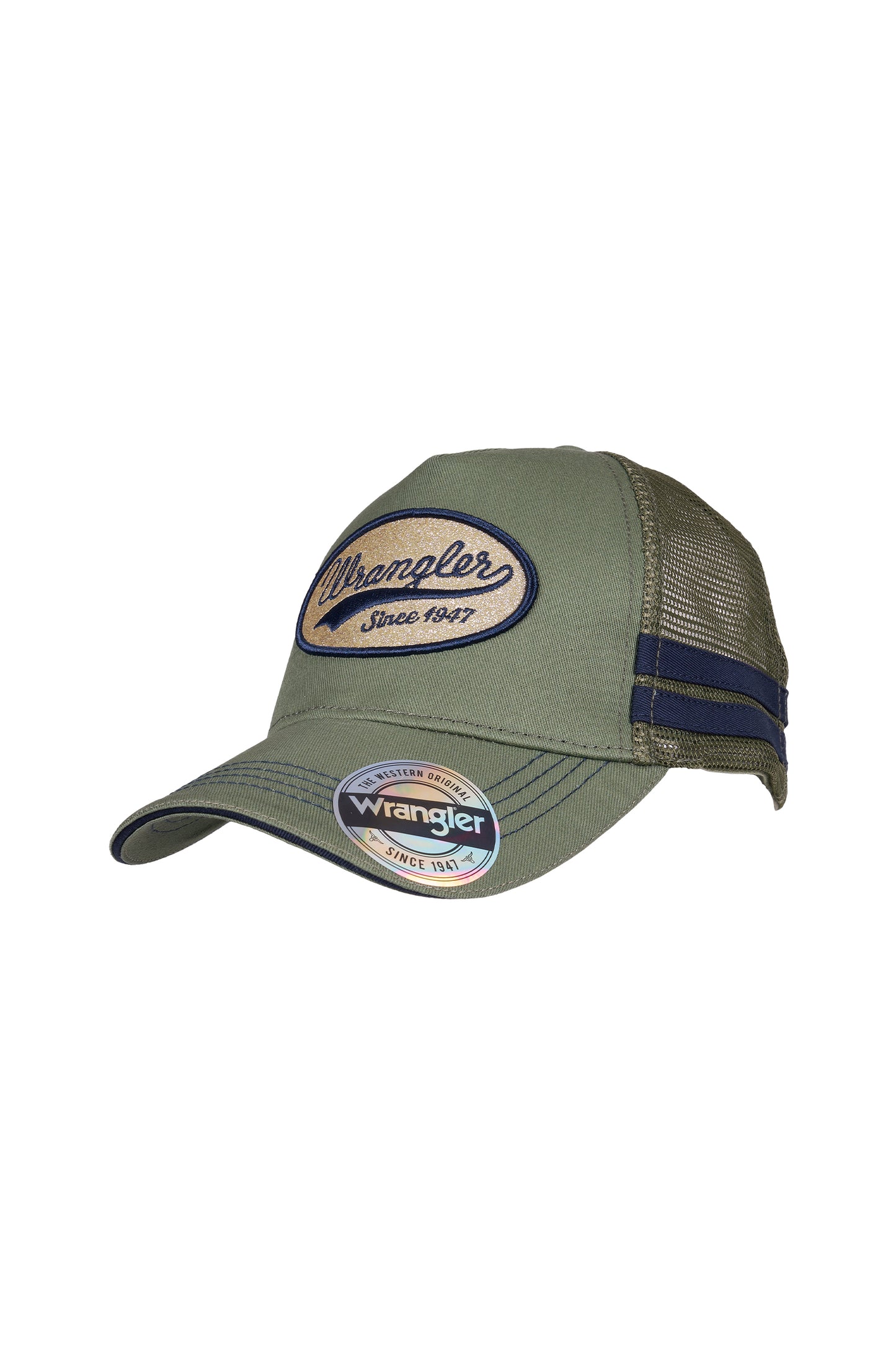 X6S5946CAP Wrangler Girl's Aneta Trucker Cap Khaki Marle
