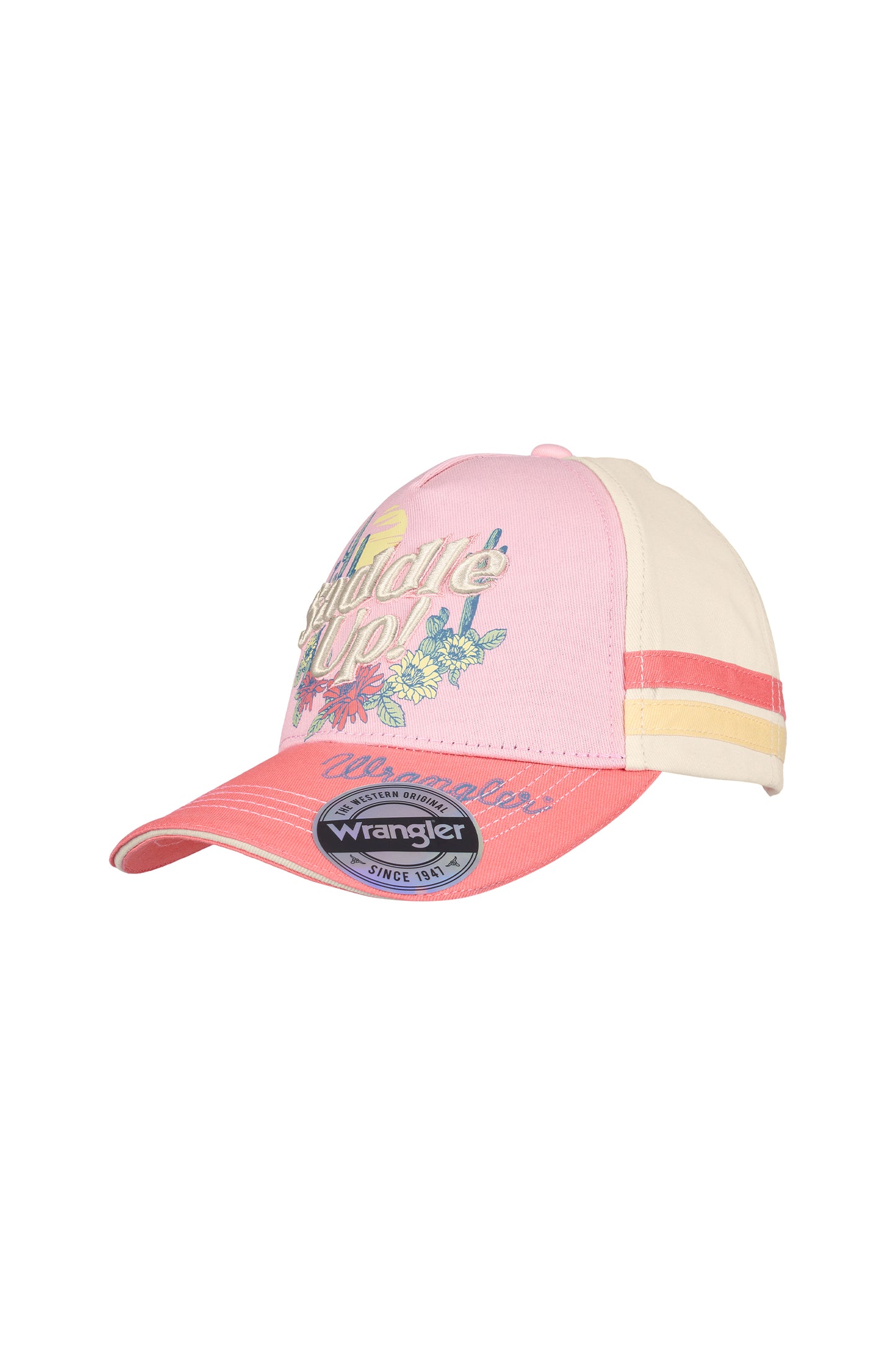 X6S5947CAP Wrangler Girl's Imogen Full Back Cap Pink