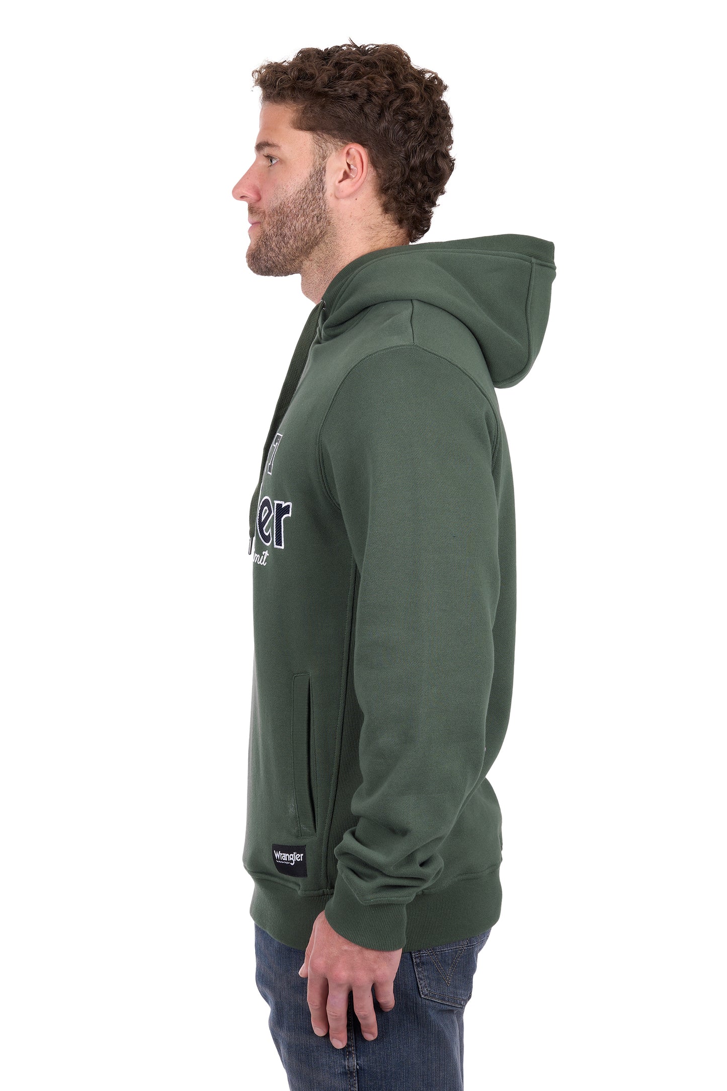 X6W1540512 Wrangler Men's Glen Hoodie Cypress