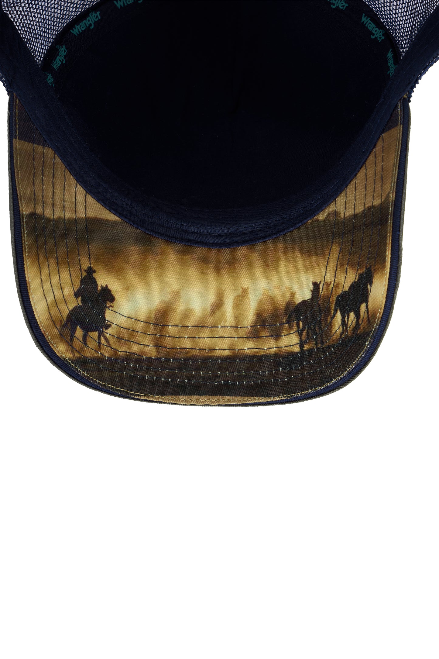 X6W1950CAP Wrangler Men's Dwayne HP Trucker Cap Sage/Cypress