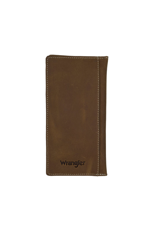 X6W1976WLT Wrangler Men's Marlo Rodeo Wallet Tan