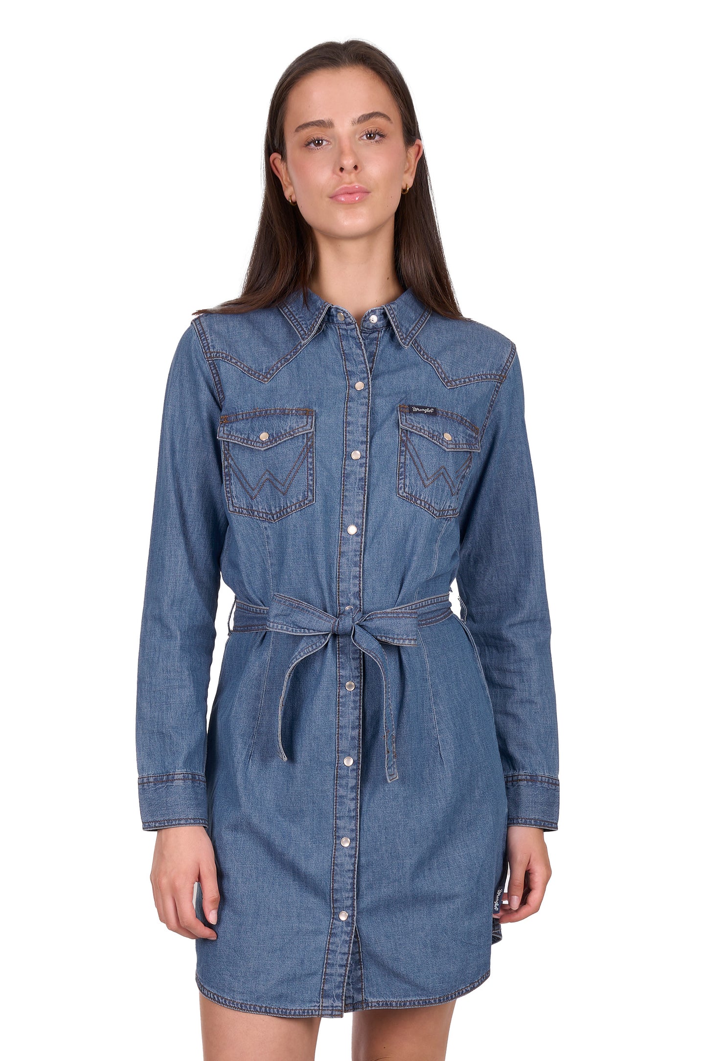 X6W2460530 Wrangler Women's Wendy L/S Dress