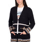 X6W2533575  Wrangler Women's Fiona Cardigan Black/Tan