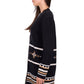 X6W2533575  Wrangler Women's Fiona Cardigan Black/Tan