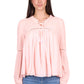 X6W2541191 Wrangler Women's Elissa LS Blouse Blush