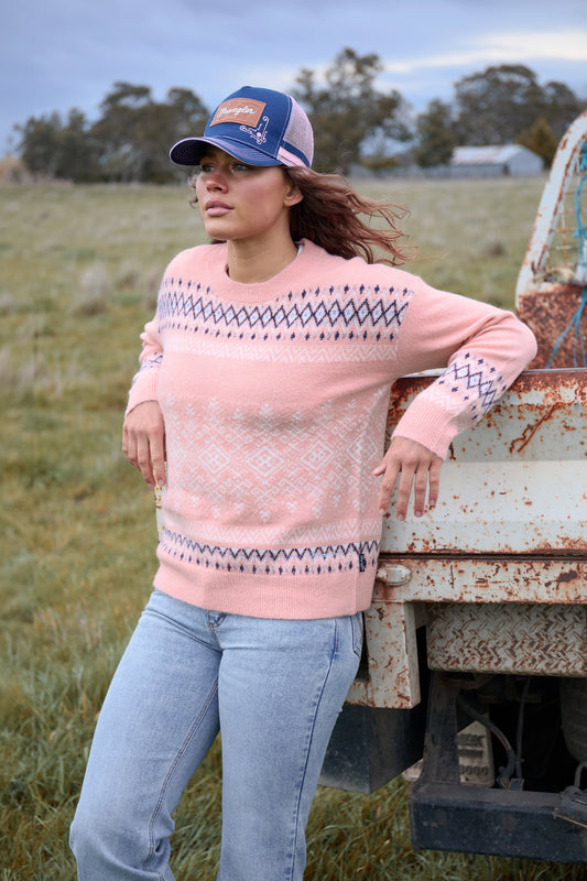 X6W2542577 Wrangler Women's Janey Pullover Pink