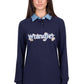 X6W2577541 Wrangler Women's Brooke Rugby Navy/Light Blue