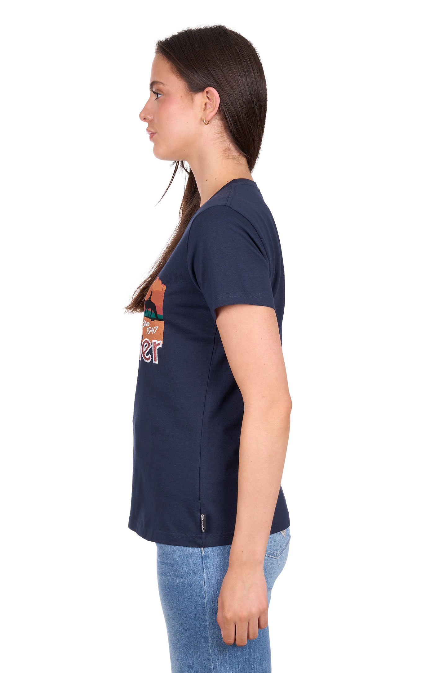 X6W2598537 Wrangler Women's Natasha SS Tee Navy