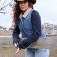 X6W2602570 Wrangler Women's Dixie Revs Vest Denim/Multi