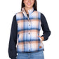 X6W2694566 Wrangler Women's Darla Vest Blue/Clay