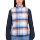 X6W2694566 Wrangler Women's Darla Vest Blue/Clay