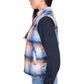 X6W2694566 Wrangler Women's Darla Vest Blue/Clay
