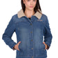 X6W2701568 Wrangler Women's Dixie Revs Jacket Denim/Multi