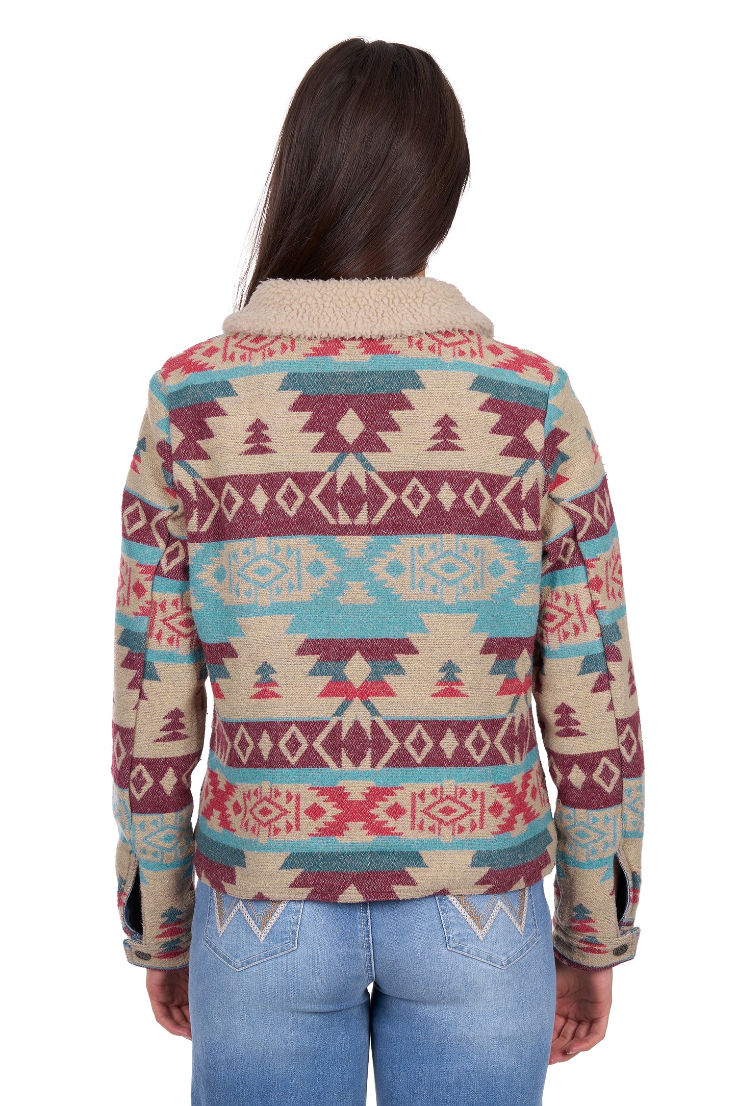 X6W2701568 Wrangler Women's Dixie Revs Jacket Denim/Multi