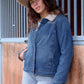 X6W2701568 Wrangler Women's Dixie Revs Jacket Denim/Multi
