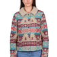 X6W2701568 Wrangler Women's Dixie Revs Jacket Denim/Multi