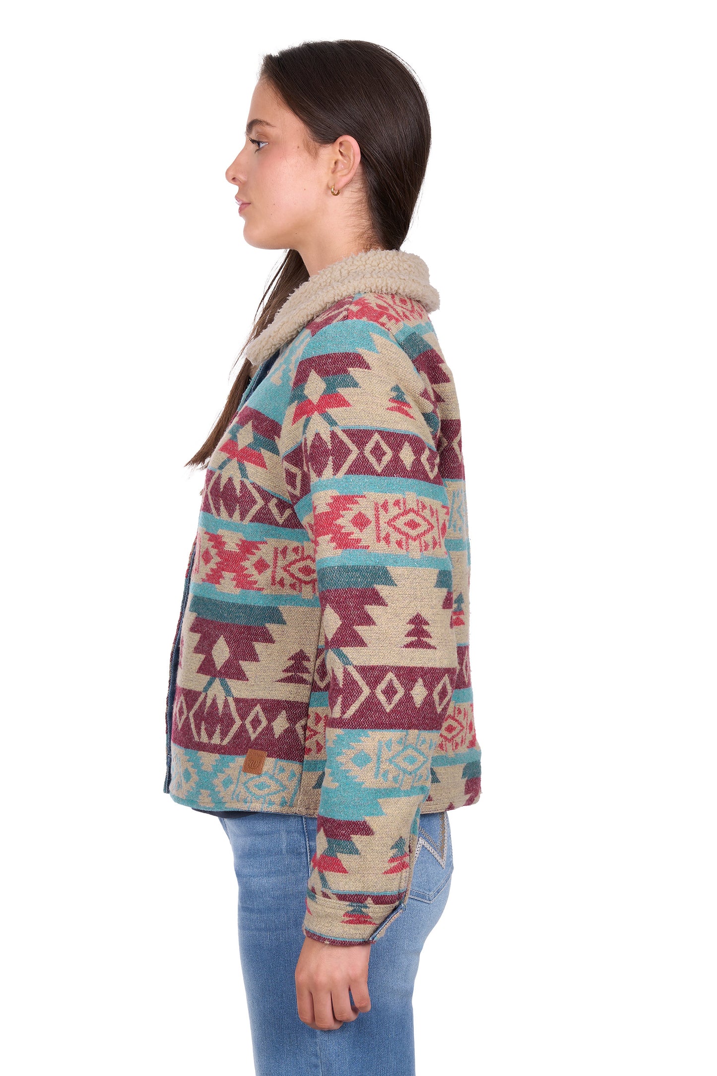 X6W2701568 Wrangler Women's Dixie Revs Jacket Denim/Multi