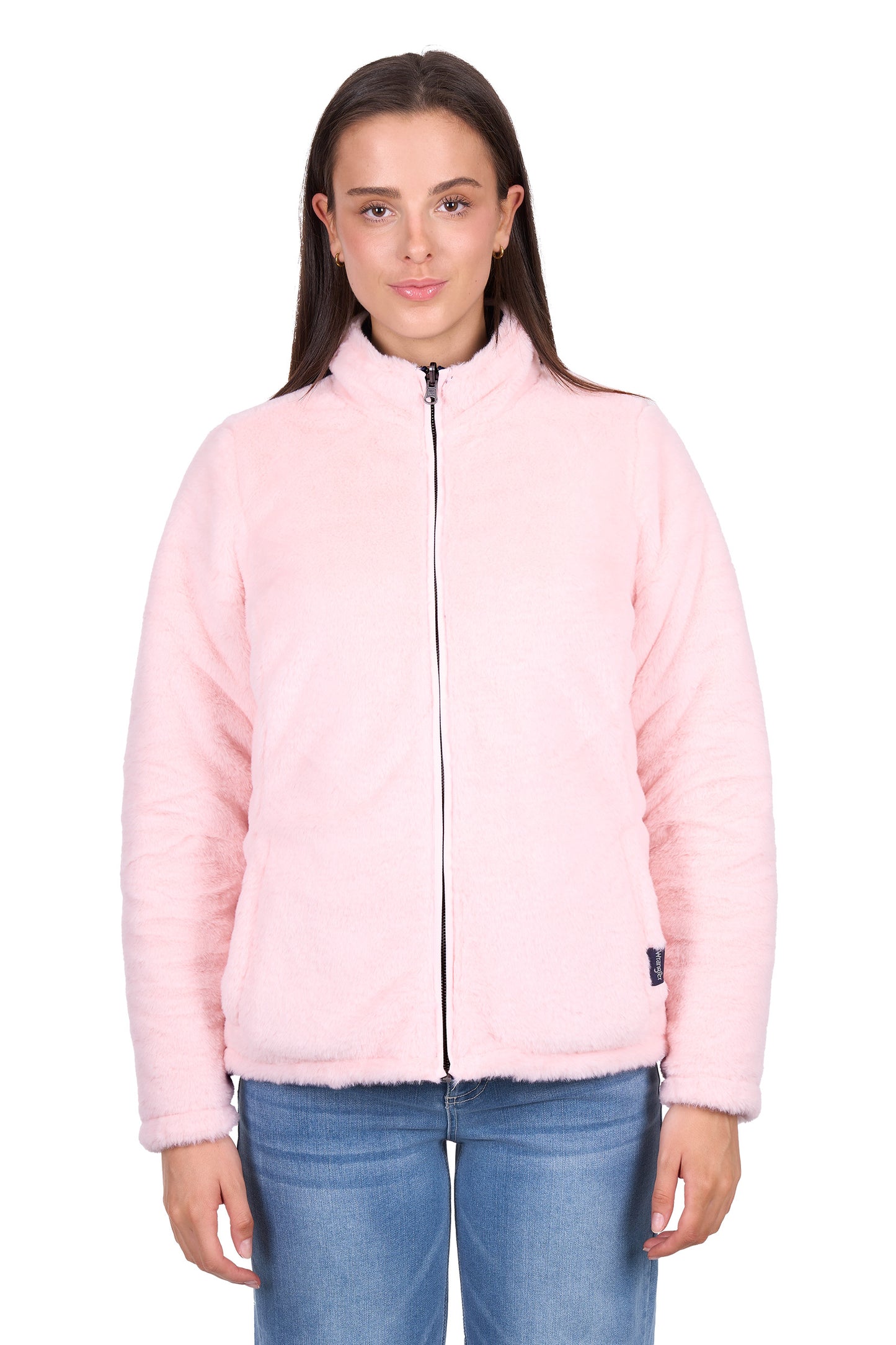 X6W2790572 Wrangler Women's Marta Reversible Jacket Navy/Pink
