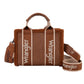 X6W4909BAG Wrangler Sherpa Logo Small Crossbody Bag Tan