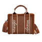 X6W4909BAG Wrangler Sherpa Logo Small Crossbody Bag Tan
