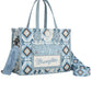 X6W4918BAG Wrangler Aztec Crossbody Tote Bag