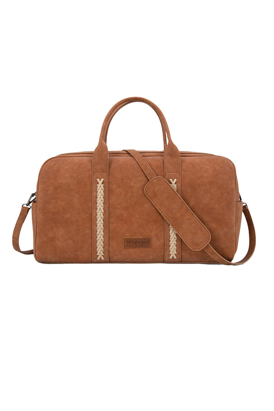 X6W4921BAG Wrangler Whipstitch Duffle Bag Tan