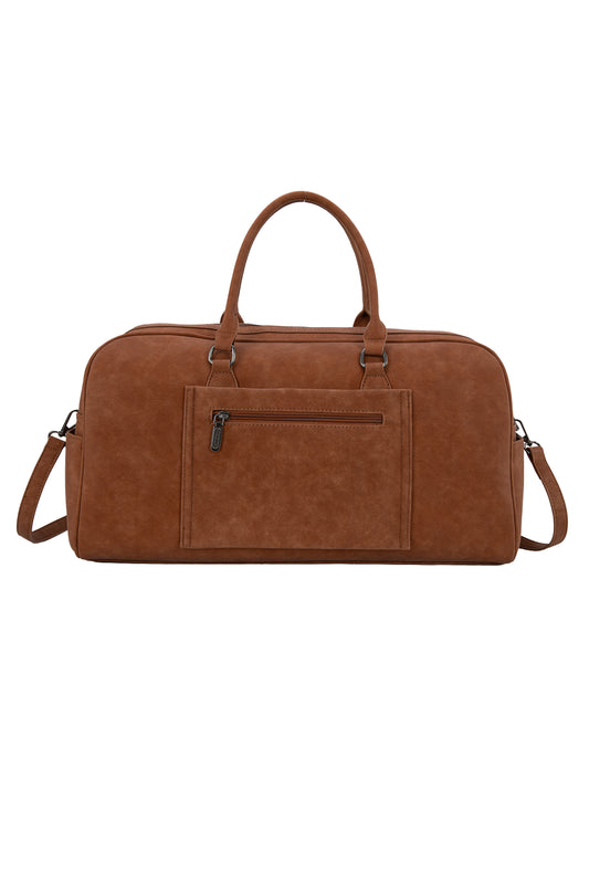 X6W4921BAG Wrangler Whipstitch Duffle Bag Tan