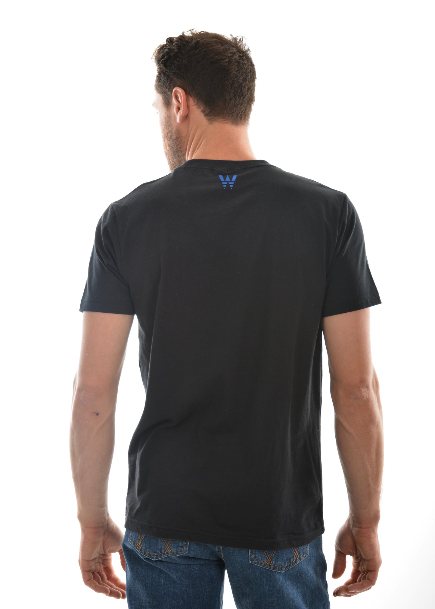 XCP1557501 Wrangler Men's Logo SS Tee Black