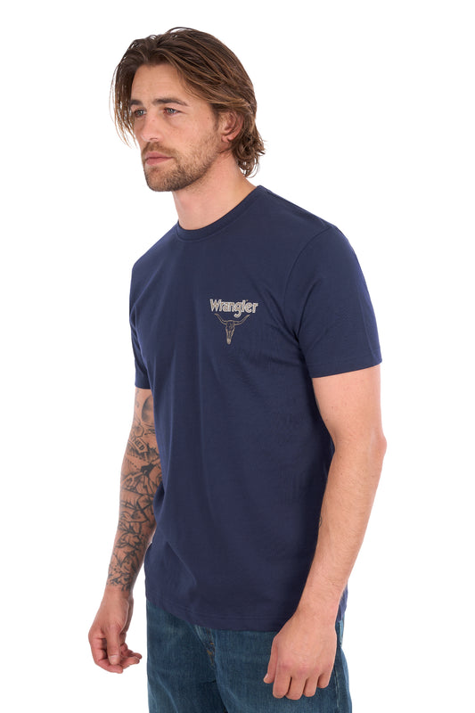 XCP1557683 Wrangler Men's Jay SS Tee Navy