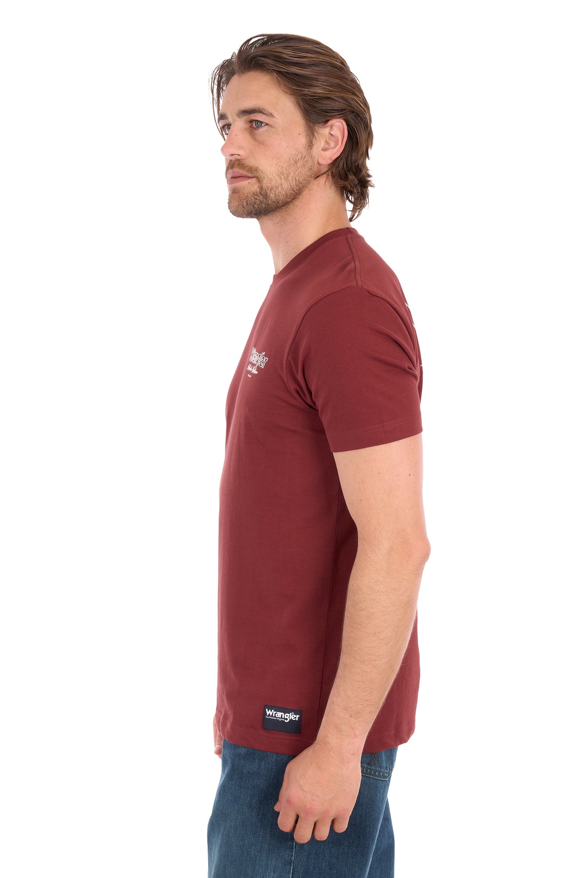 XCP1557690 Wrangler Men's Richard SS Tee Cognac