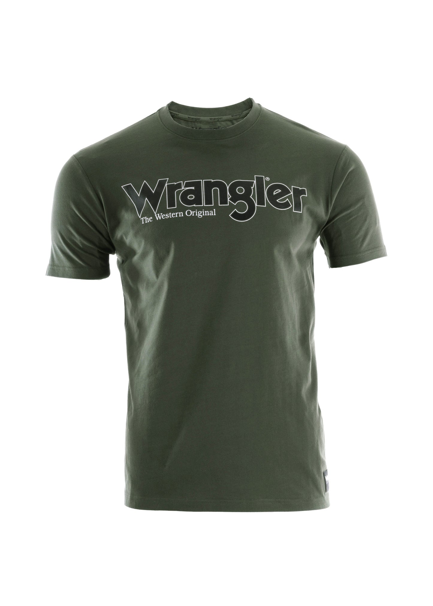 XCP1557969 Wrangler Men's Ryder Logo Tee Cypress