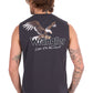 XCP1572700 Wrangler Men's Paul Muscle Tank Charcoal