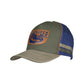XCP1947CAP Wrangler Men's  Even HP Full Back Trucker Cal Cypress/Tan