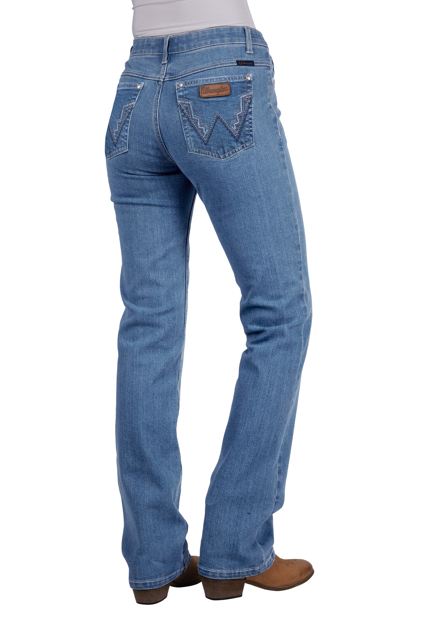 XCP2251216 Wrangler Women's Chara Willow Jean 34 Leg