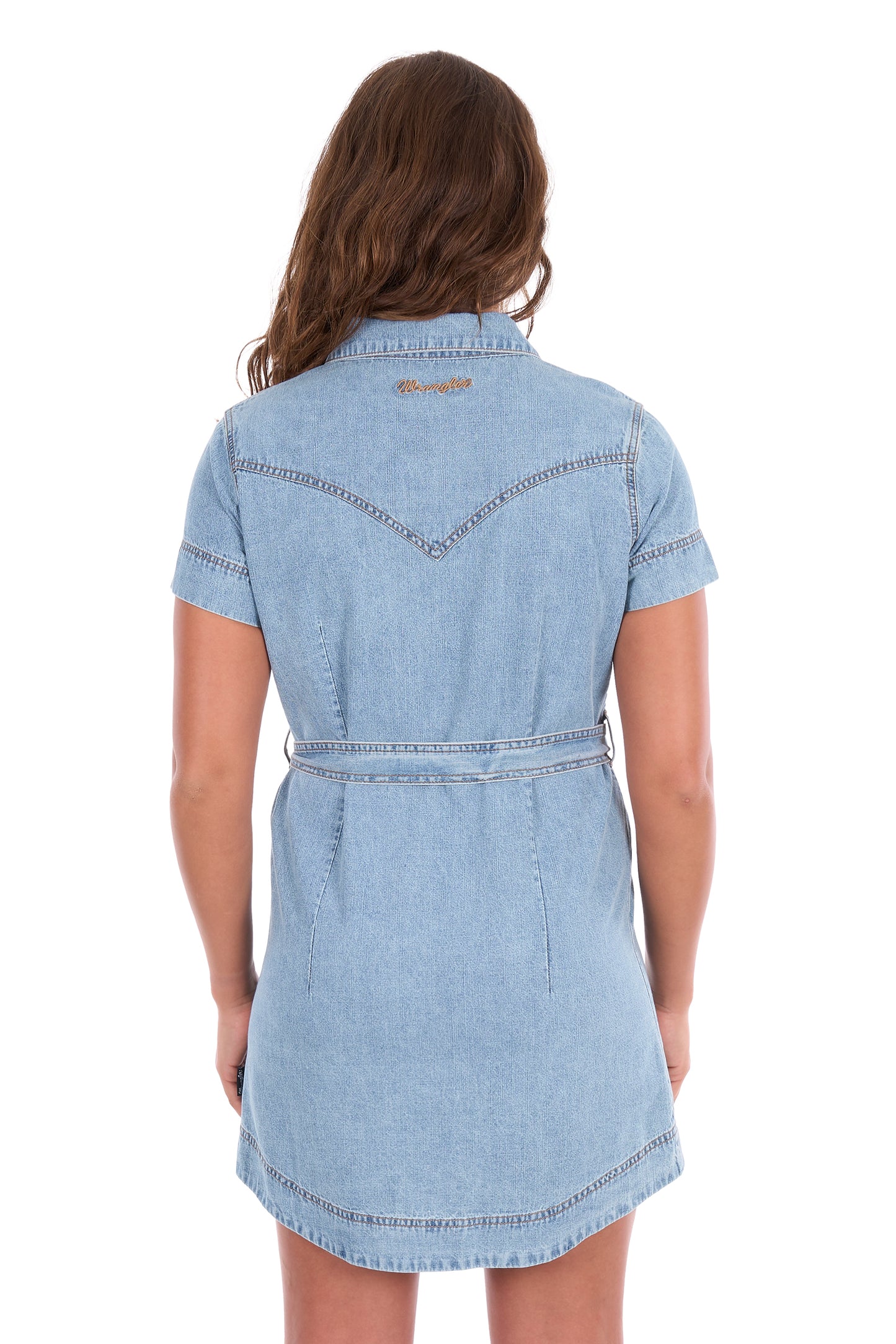 XCP2408622 Wrangler Women's Marla SS Dress Sky