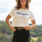 XCP2596647 Wrangler Women's Cindy Crop SS Team Cream