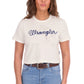 XCP2596647 Wrangler Women's Cindy Crop SS Team Cream