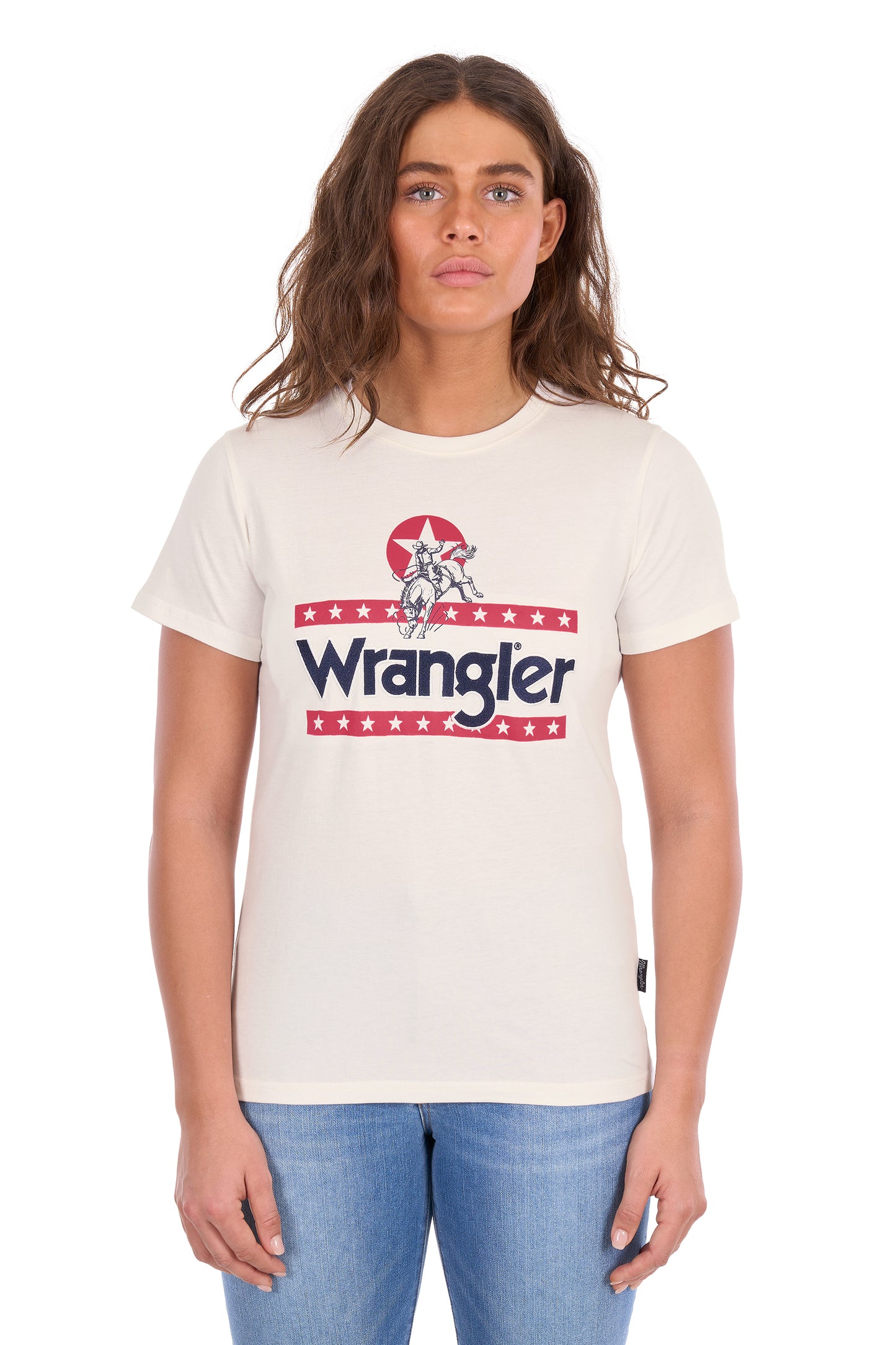 XCP2598636 Wrangler Women's Nora SS Tee Cream