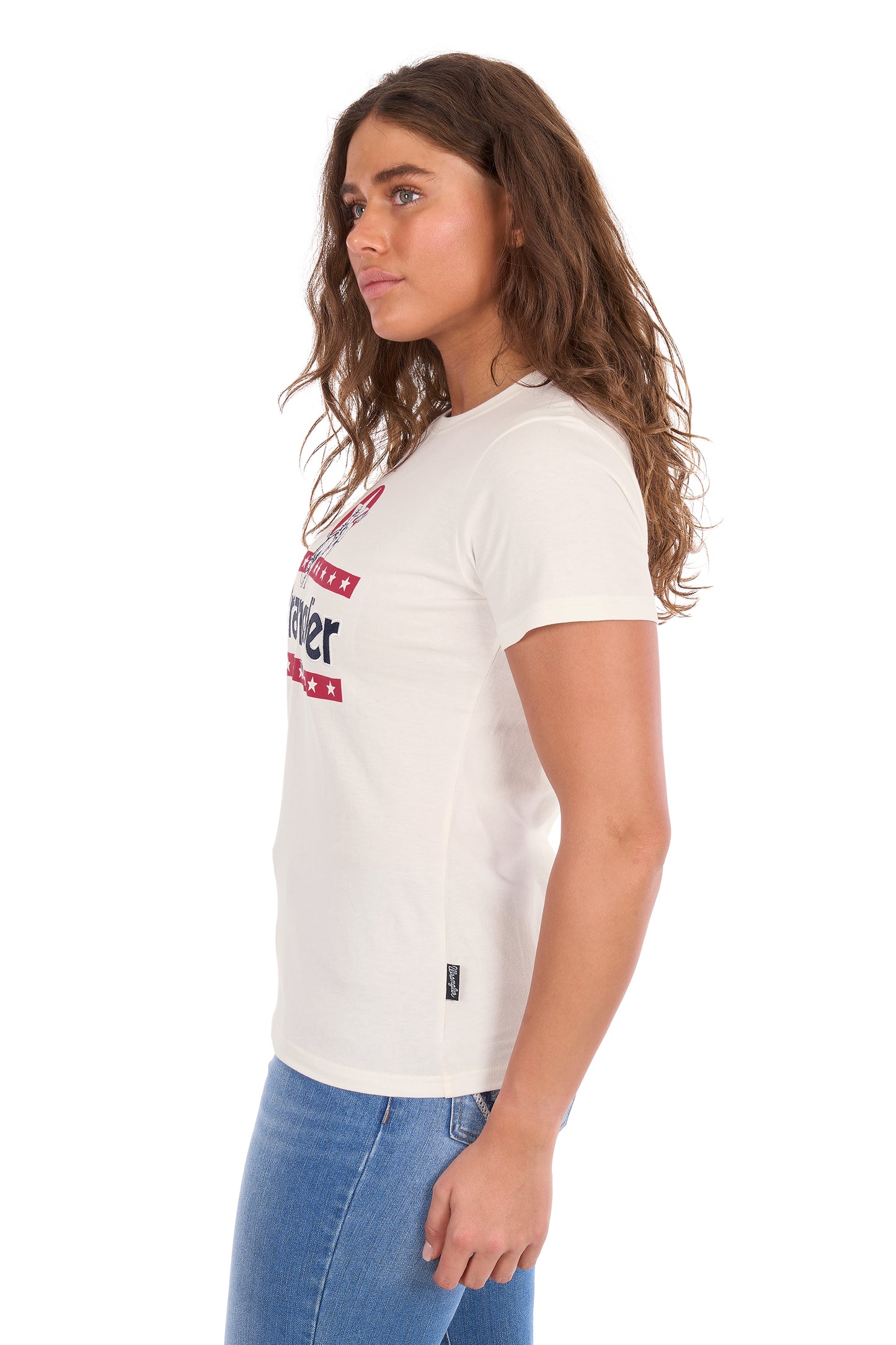 XCP2598636 Wrangler Women's Nora SS Tee Cream